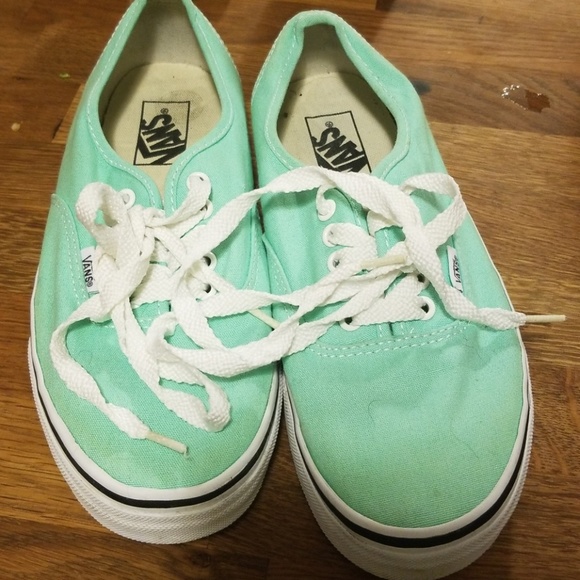 teal vans mens